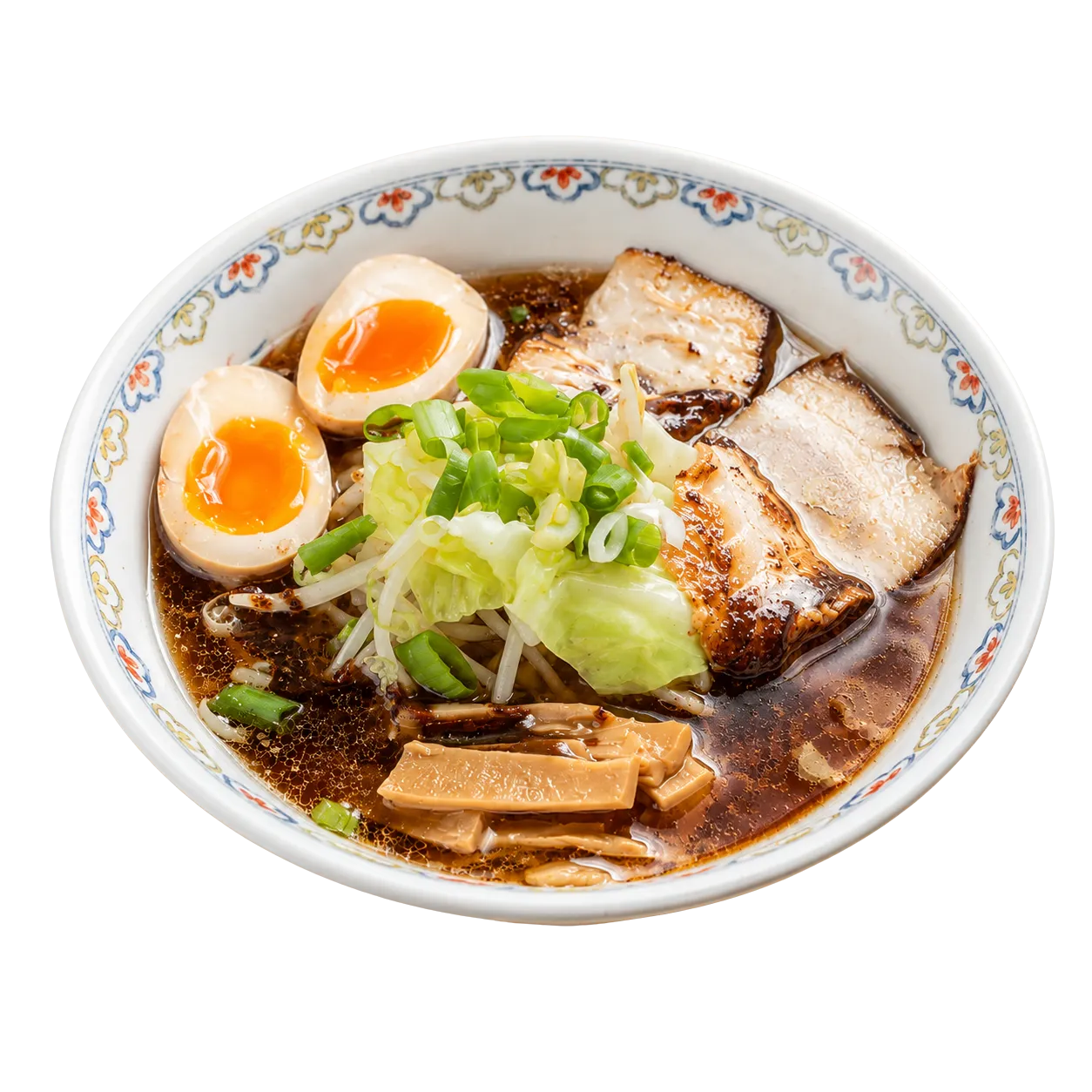 正油ラーメン全部のせ